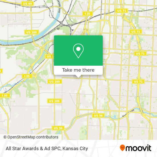 All Star Awards & Ad SPC map