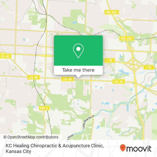 KC Healing Chiropractic & Acupuncture Clinic map