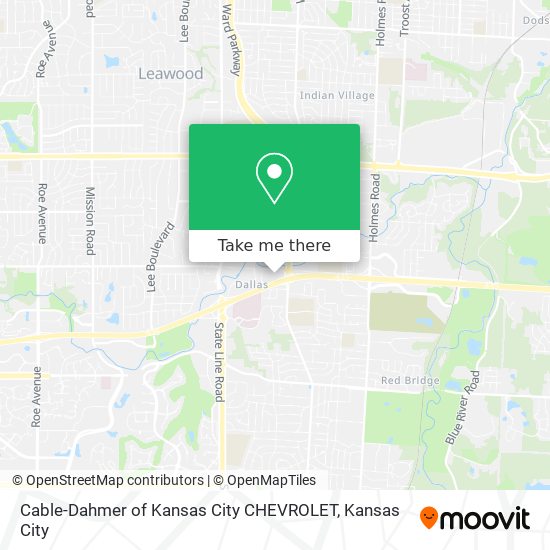 Mapa de Cable-Dahmer of Kansas City CHEVROLET