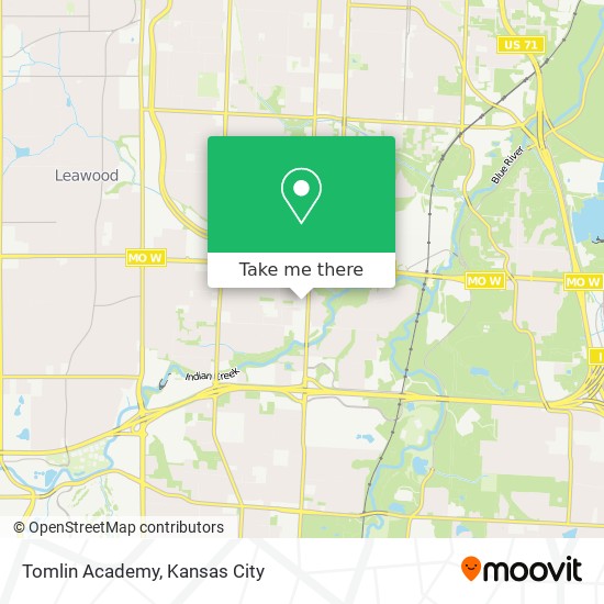 Mapa de Tomlin Academy