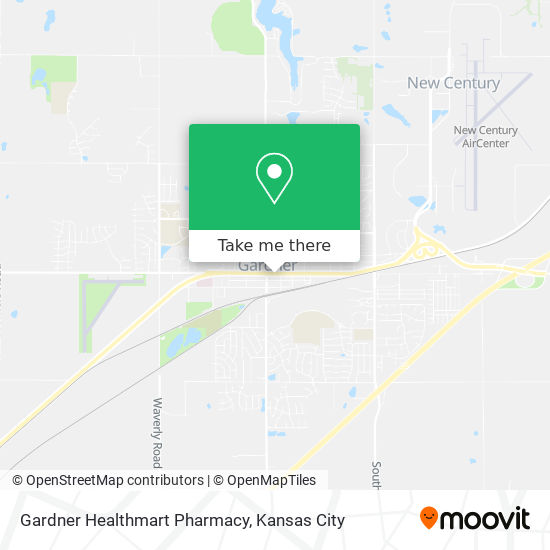 Mapa de Gardner Healthmart Pharmacy