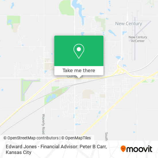 Mapa de Edward Jones - Financial Advisor: Peter B Carr