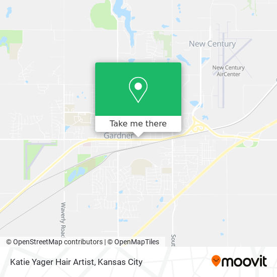 Katie Yager Hair Artist map