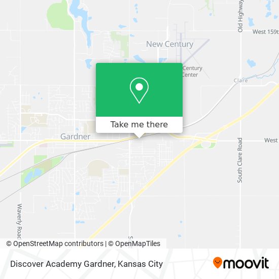 Discover Academy Gardner map