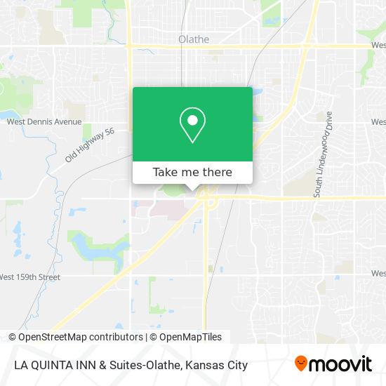 LA QUINTA INN & Suites-Olathe map