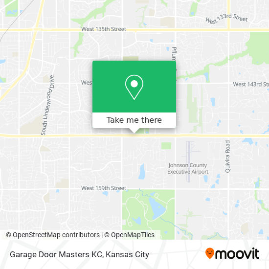 Garage Door Masters KC map