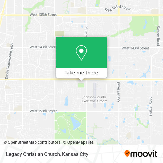 Legacy Christian Church map