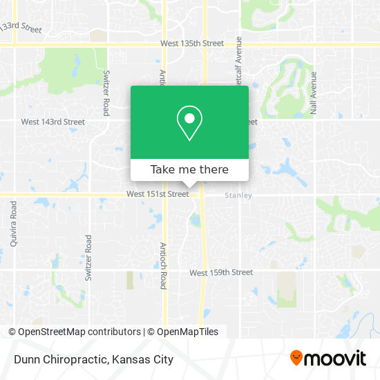 Dunn Chiropractic map