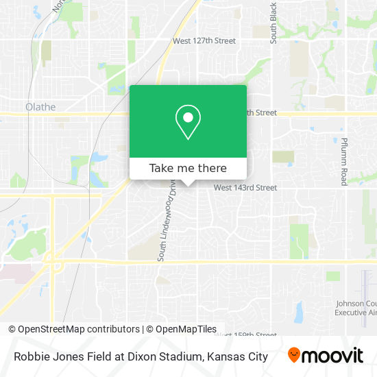 Robbie Jones Field at Dixon Stadium map