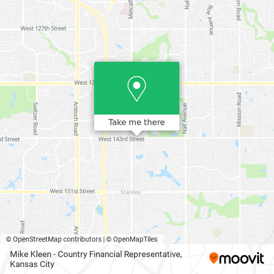 Mapa de Mike Kleen - Country Financial Representative