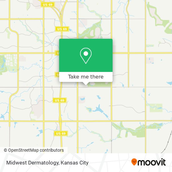 Midwest Dermatology map