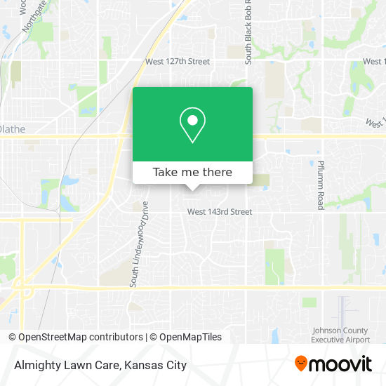 Almighty Lawn Care map