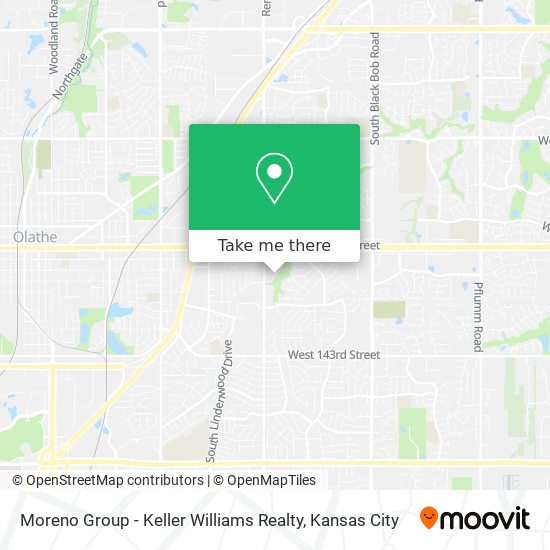Mapa de Moreno Group - Keller Williams Realty
