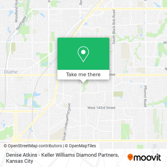 Mapa de Denise Atkins - Keller Williams Diamond Partners