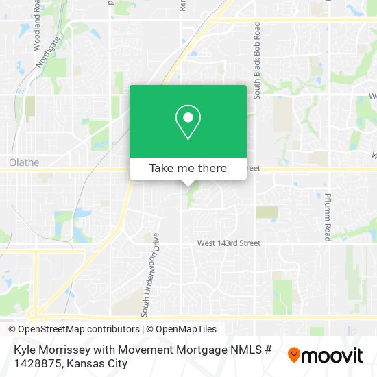 Mapa de Kyle Morrissey with Movement Mortgage NMLS # 1428875