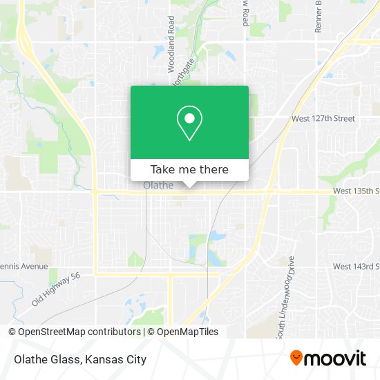 Olathe Glass map