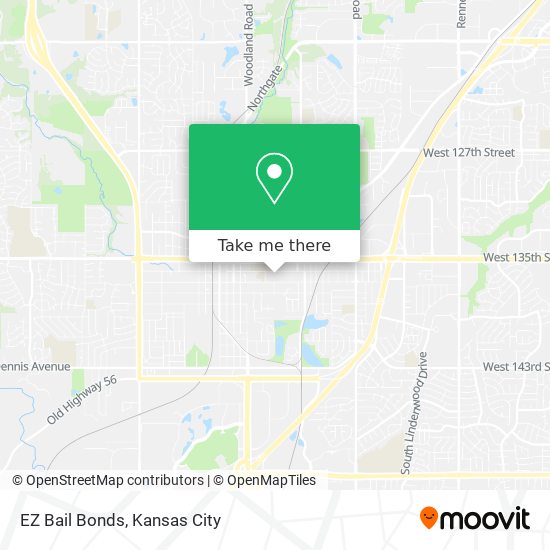 EZ Bail Bonds map