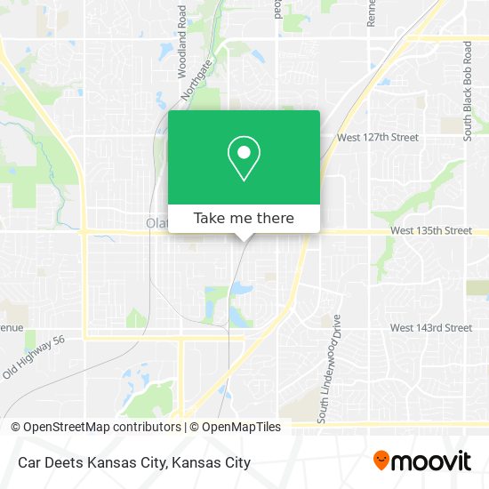 Car Deets Kansas City map