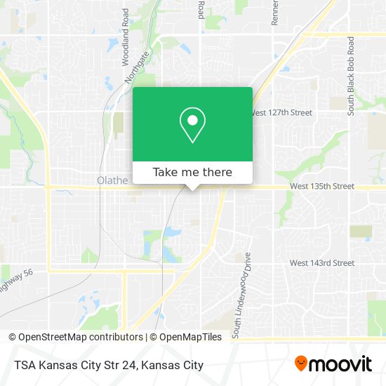 Mapa de TSA Kansas City Str 24