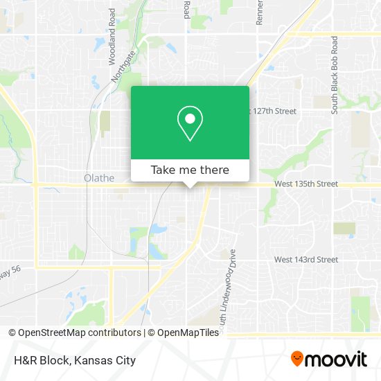 H&R Block map