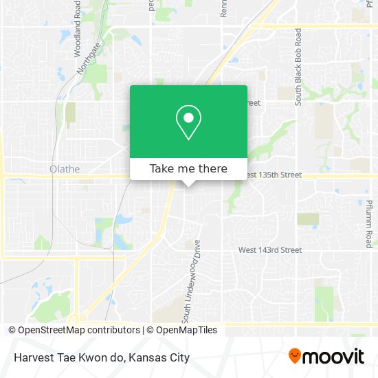 Harvest Tae Kwon do map