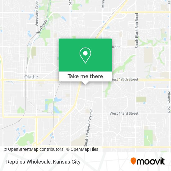 Reptiles Wholesale map