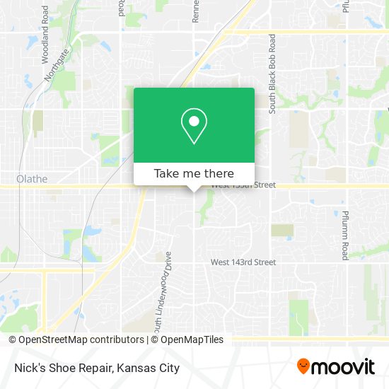Mapa de Nick's Shoe Repair