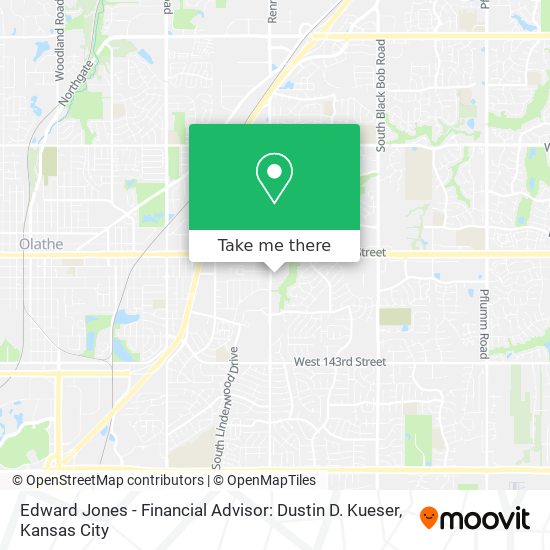 Edward Jones - Financial Advisor: Dustin D. Kueser map