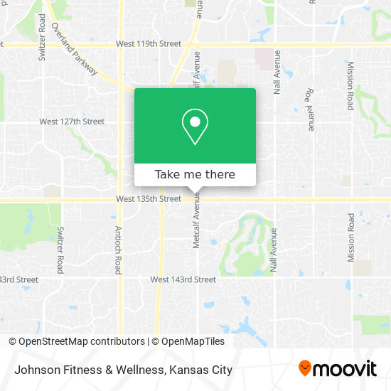 Johnson Fitness & Wellness map