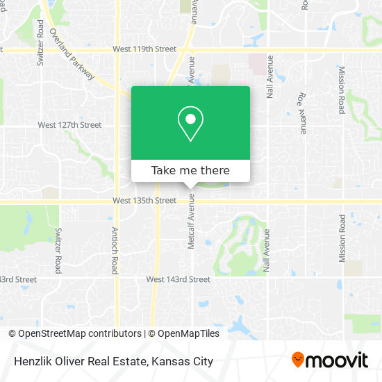 Henzlik Oliver Real Estate map