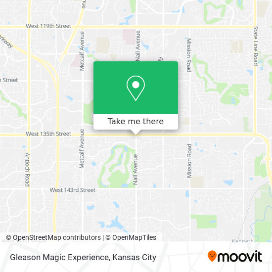 Gleason Magic Experience map