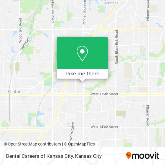 Dental Careers of Kansas City map