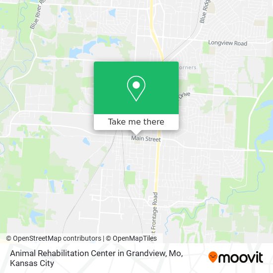 Animal Rehabilitation Center in Grandview, Mo map