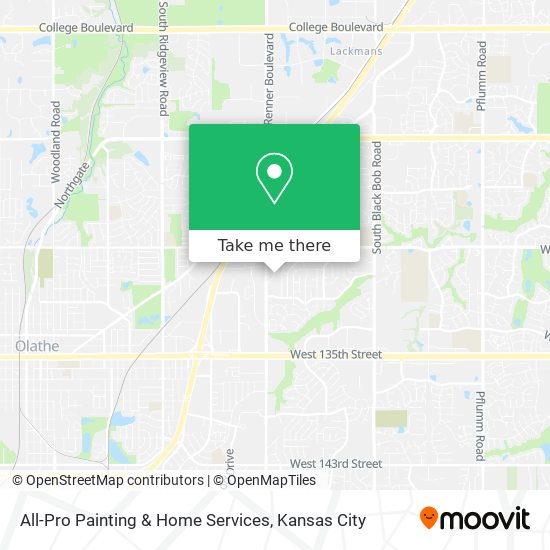 Mapa de All-Pro Painting & Home Services