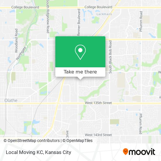 Mapa de Local Moving KC