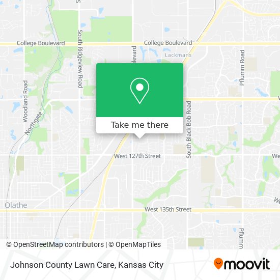 Johnson County Lawn Care map