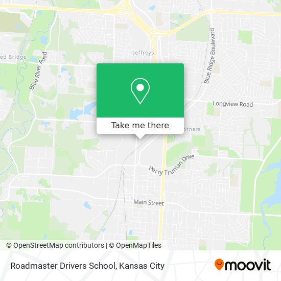 Roadmaster Drivers School map