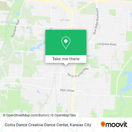 Mapa de Gotta Dance Creative Dance Center