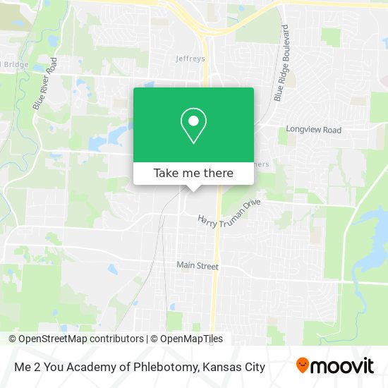 Me 2 You Academy of Phlebotomy map