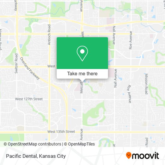 Pacific Dental map