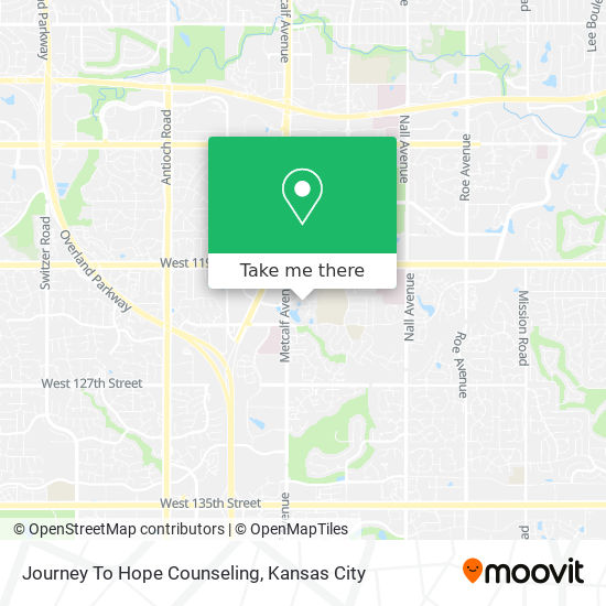 Journey To Hope Counseling map