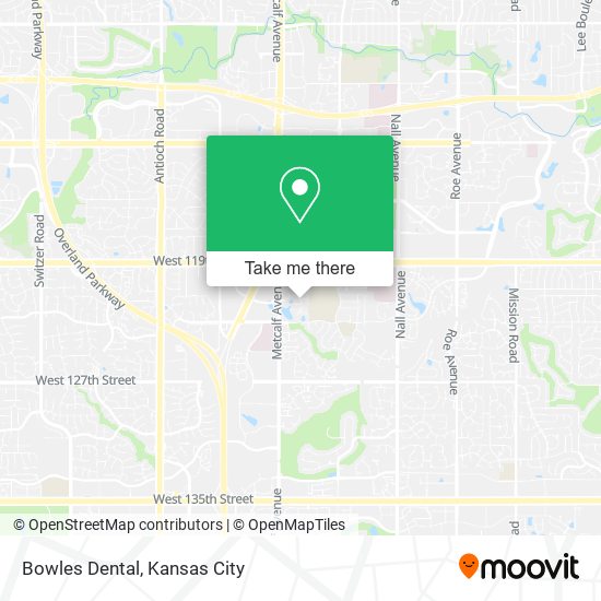 Bowles Dental map