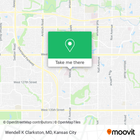Mapa de Wendell K Clarkston, MD