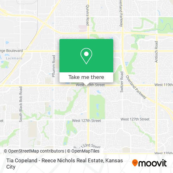 Tia Copeland - Reece Nichols Real Estate map