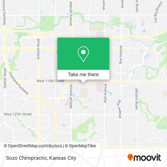 Sozo Chiropractic map