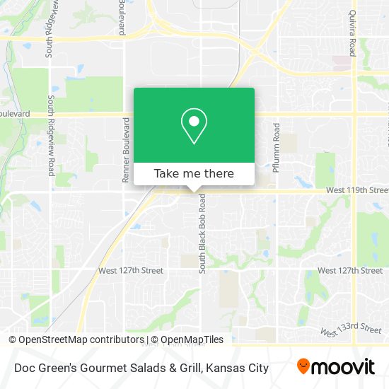 Doc Green's Gourmet Salads & Grill map