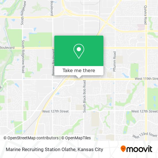 Marine Recruiting Station Olathe map