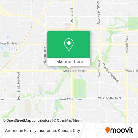 Mapa de American Family Insurance