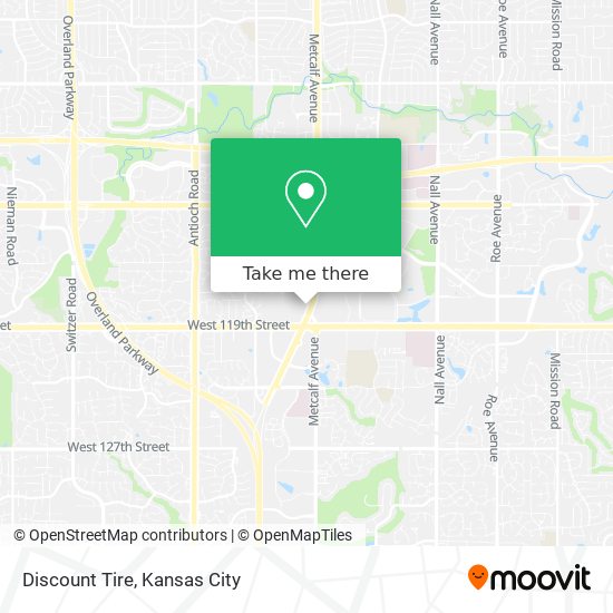 Discount Tire map