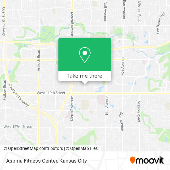 Aspiria Fitness Center map